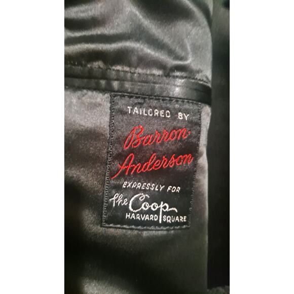 Barron Anderson Overcoat Men’s XL Stoneface Cheviot Virgin Wool - Picture 3 of 7